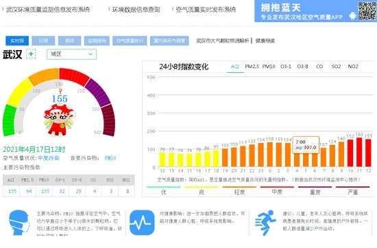 全国空气质量指数实时监测排名（全国空气质量指数排行榜）