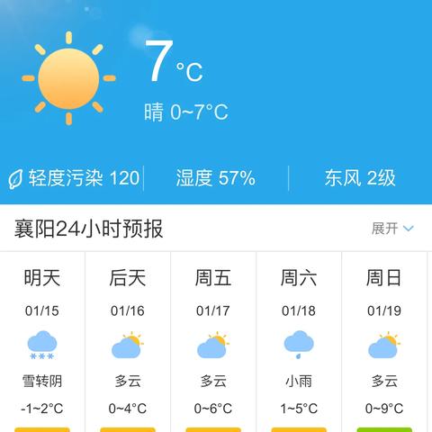襄阳天气预报15天查询（襄阳天气预报15天查询结果）
