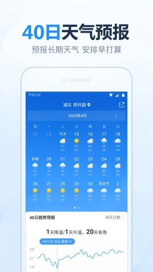 24小时精准天气预报软件（下载24小时天气）