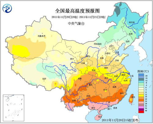24小时全国天气图（24小时全国气温图）
