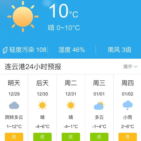 连云港天气预报15天查询（连云港天气预报下载）